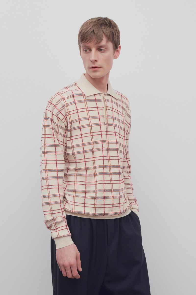 Balthus Polo in Llama and Silk 4