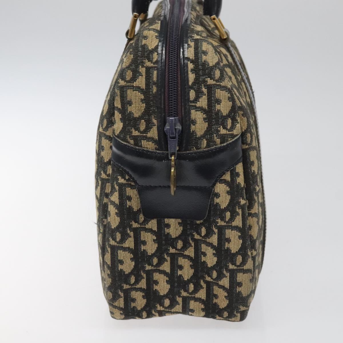DIOR Trotter Canvas Hand Bag Navy - 4