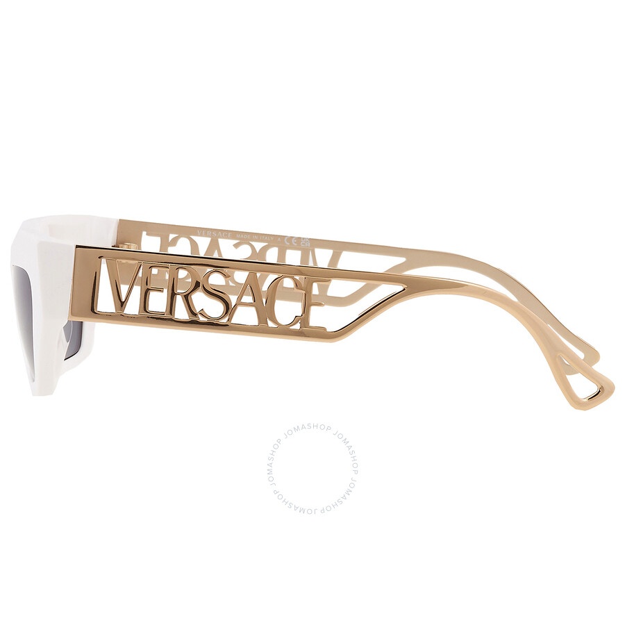 Versace Dark Grey Irregular Ladies Sunglasses VE4432U 401/87 53 - 4
