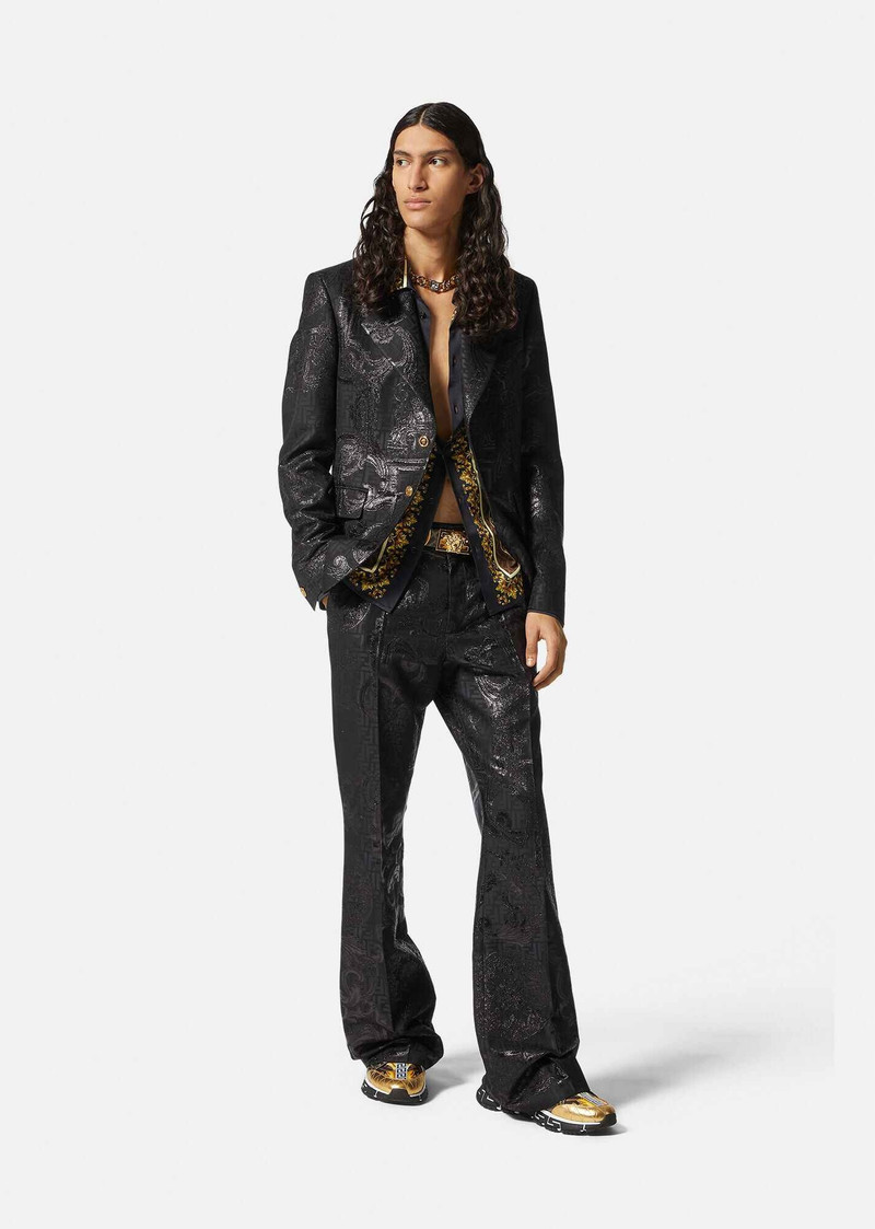 VERSACE Fendace Gold Baroque Shirt outlook