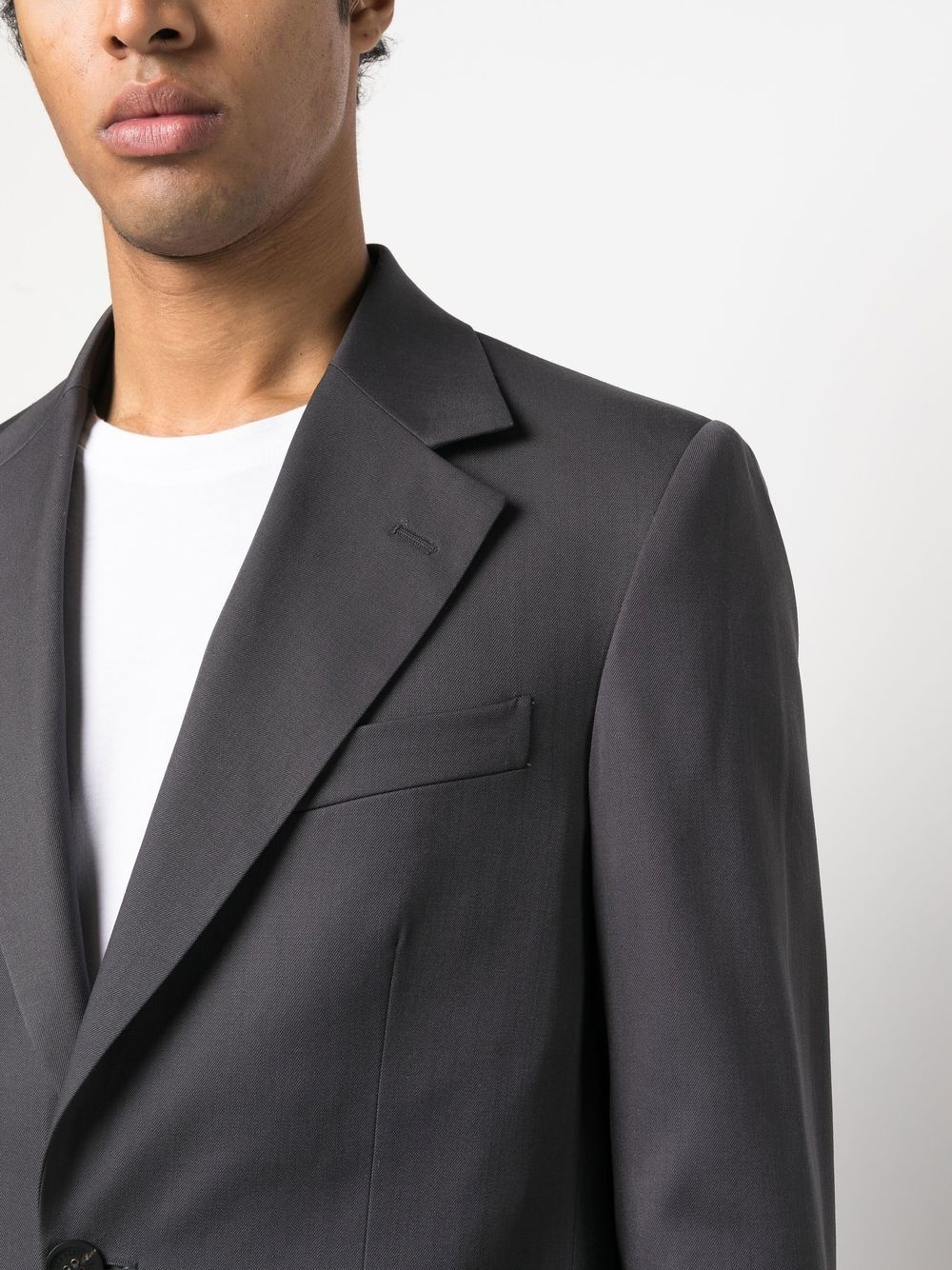 stud-detail single-breasted blazer - 5