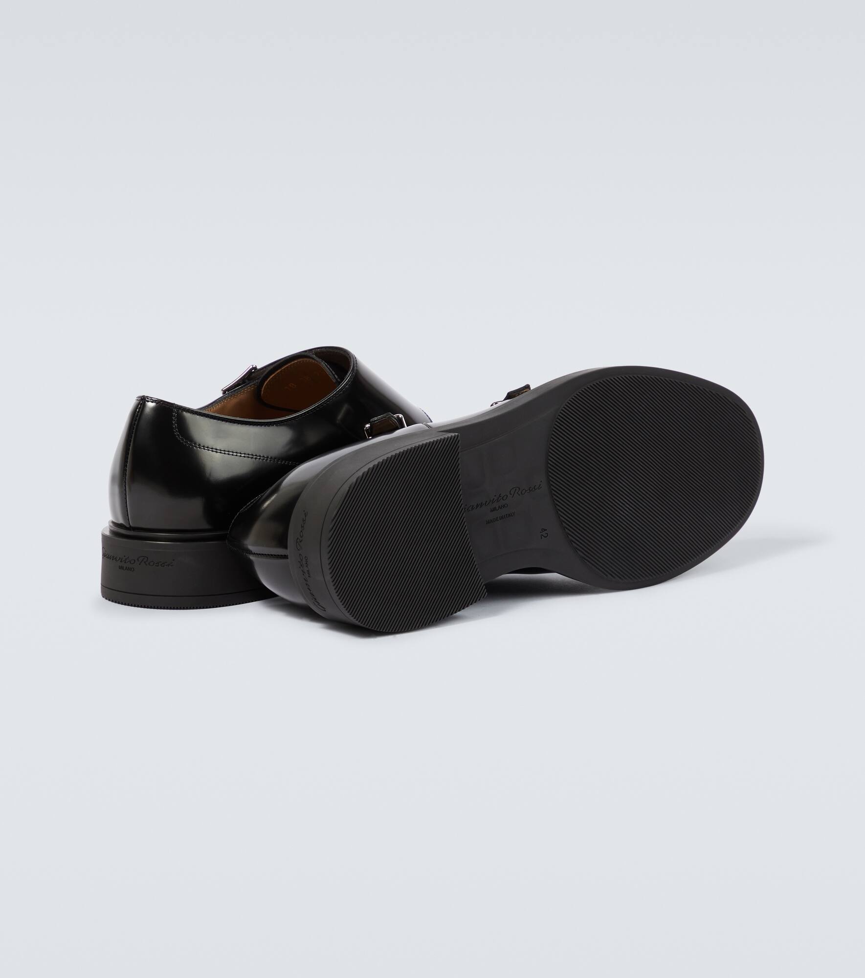 Scott leather monk strap shoes - 7