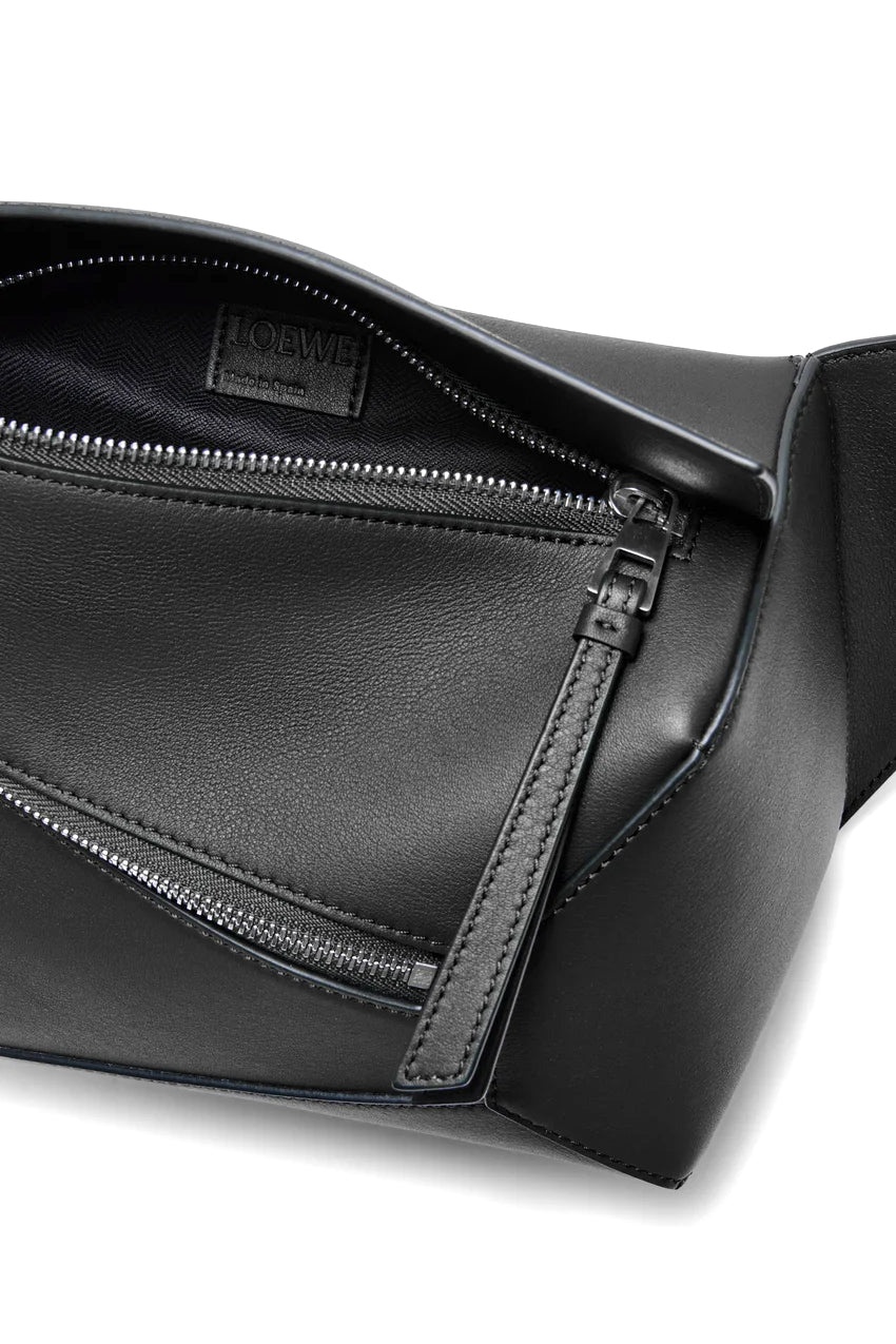 PUZZLE EDGE SMALL BUMBAG / BLK - 4