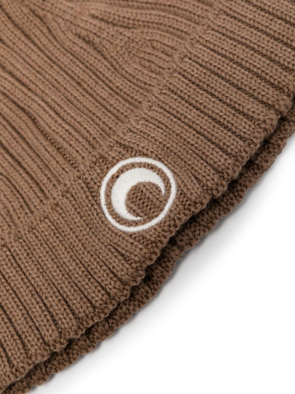 moon logo knit beanie - 2