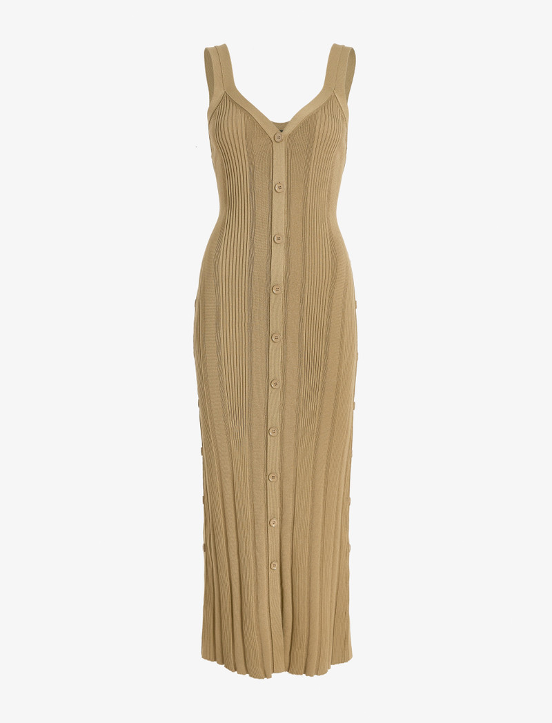 Ellis Dress in Column Rib - 1