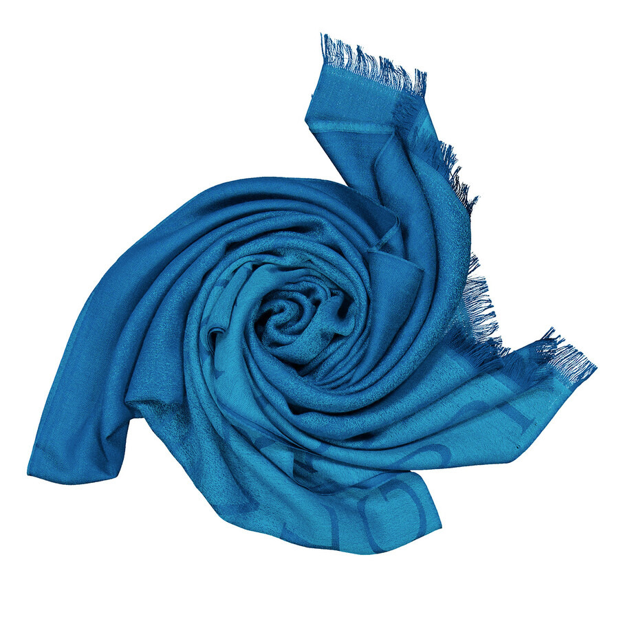 Bvlgari Logomania Fade Cashmere and Silk Stole - 4