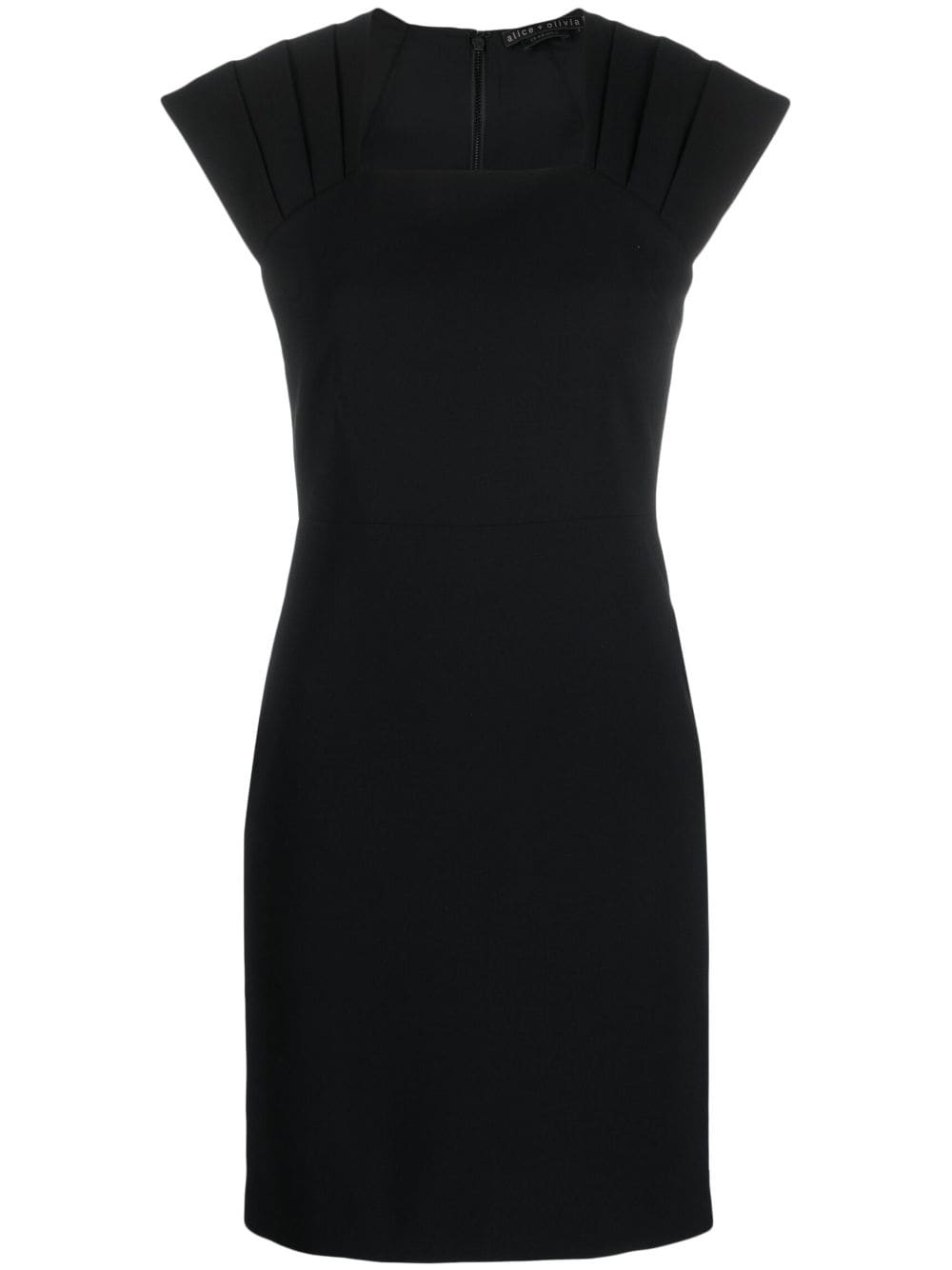square-neck mini dress - 1