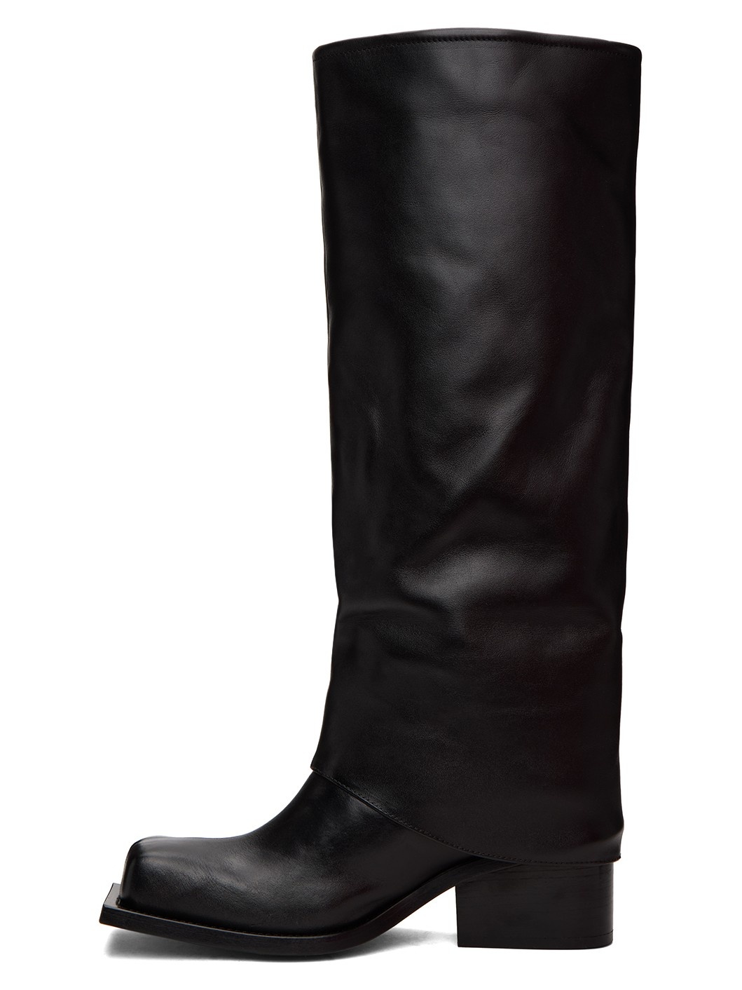 Black Havva Chunky Heel Trouser Boots - 3