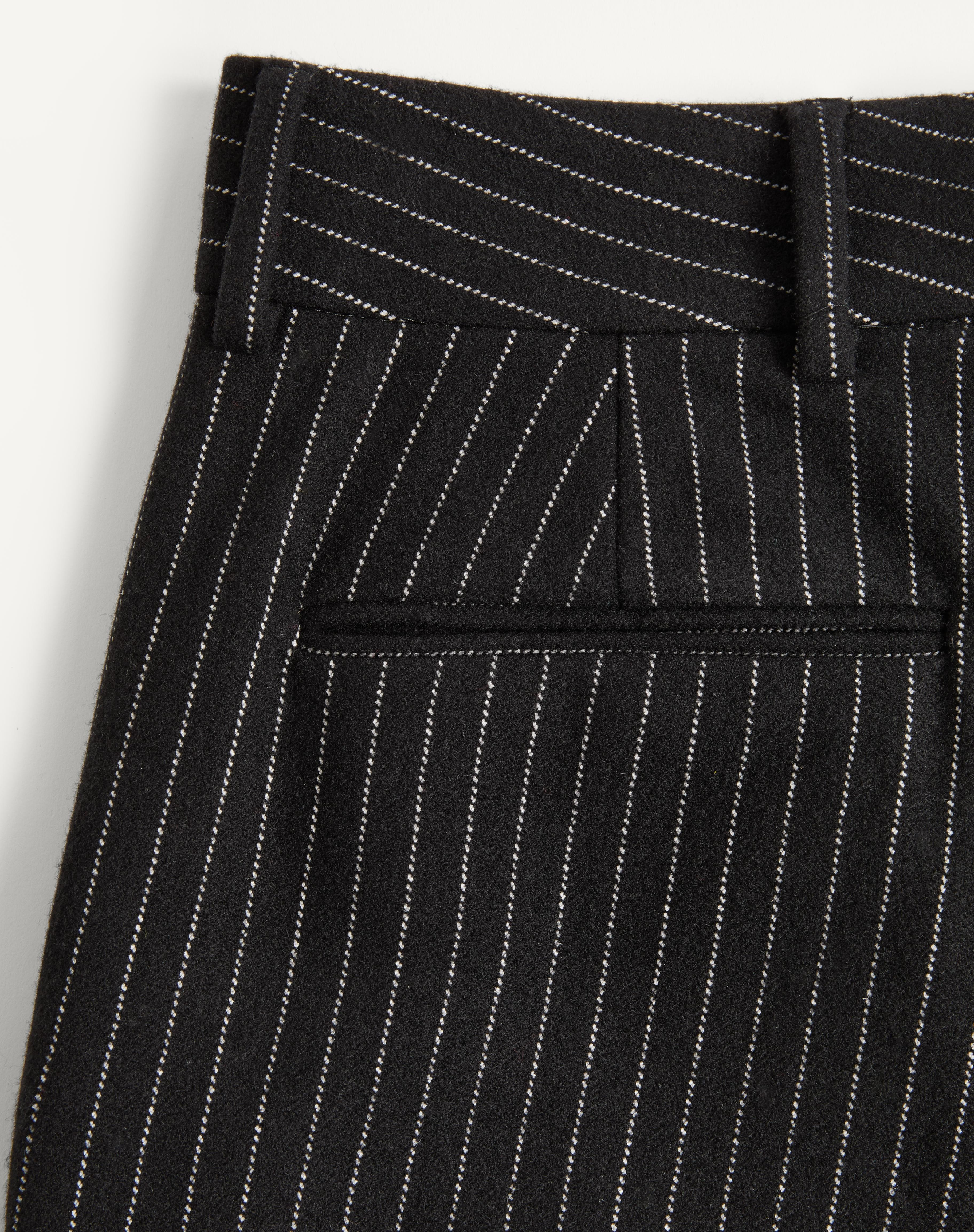 VALENTINO PINSTRIPE PANTS IN WOOL AND SILK - 6