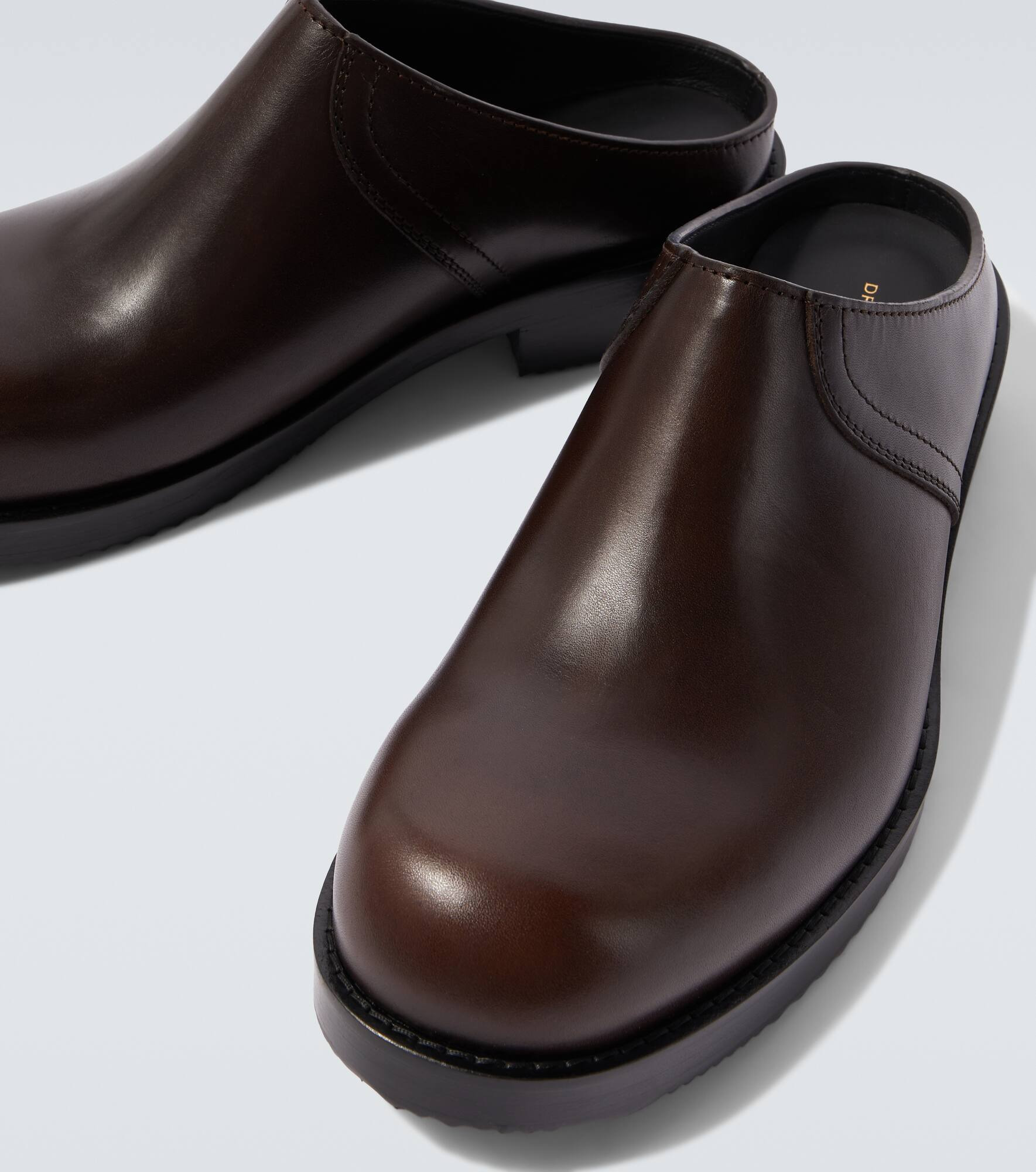Leather mules - 3