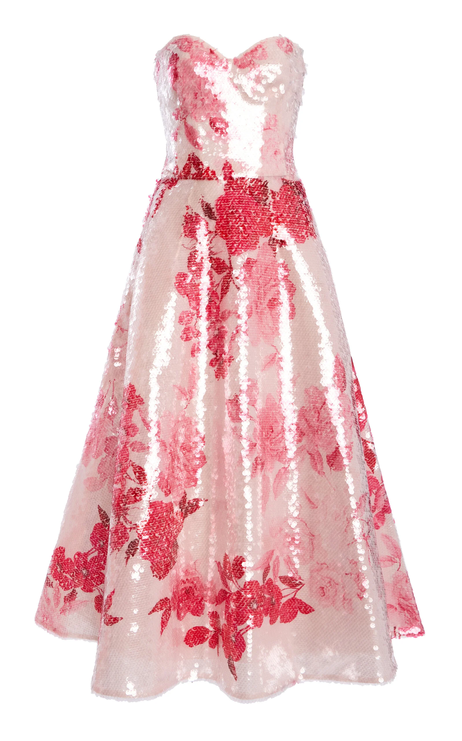 Sweetheart Tea Length Cocktail Dress multi - 1