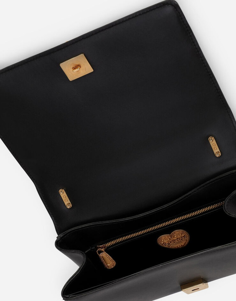 Medium Devotion Bag in quilted nappa leather with bejeweled strap 5