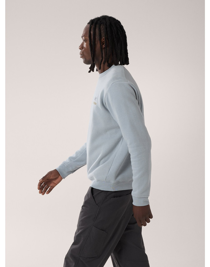 Emblem Fleece Crew Neck Pullover 6