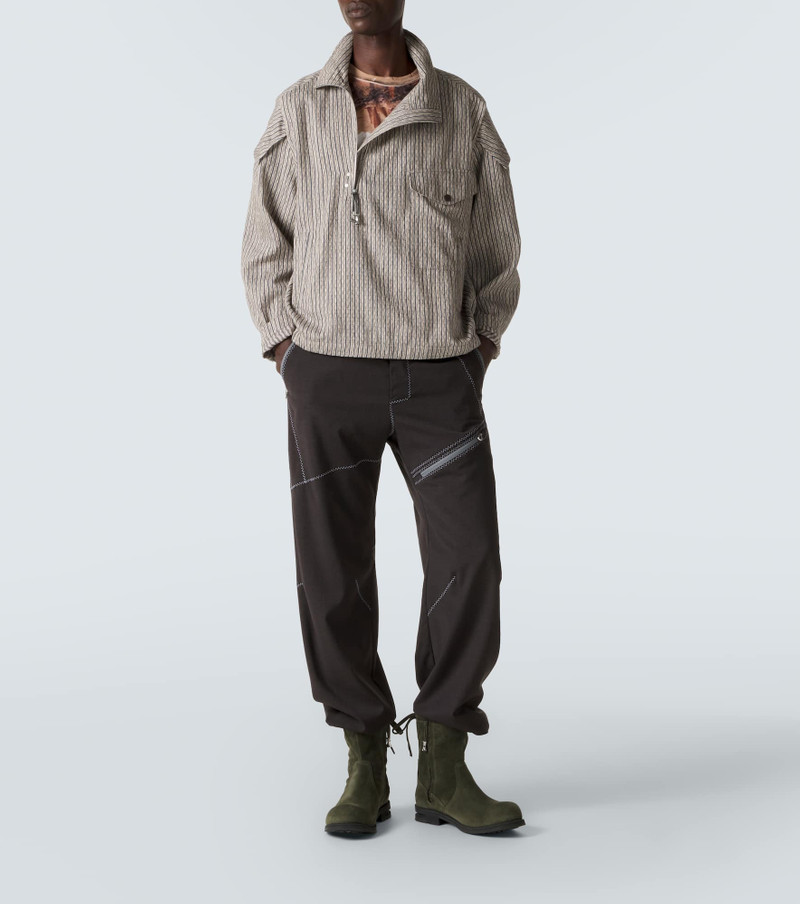 Kiko Kostadinov Farkas cotton and linen-blend jacket outlook