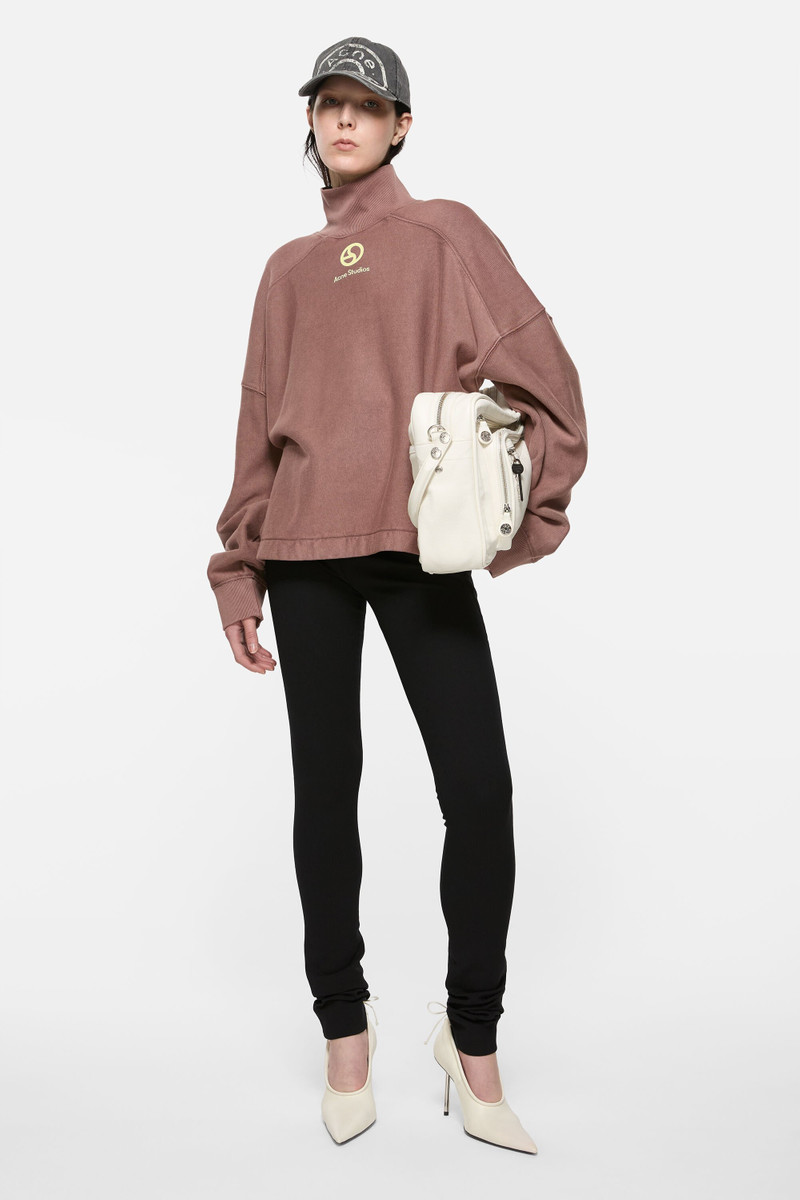 Acne Studios Fleece sweater - Rum brown outlook