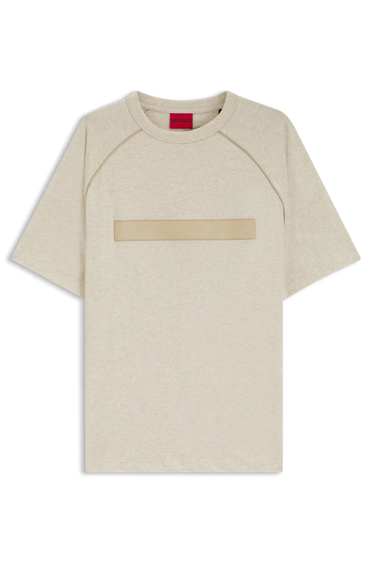 RELAXED-FIT COTTON JERSEY T-SHIRT WITH WIDE-SET LOGO - 1