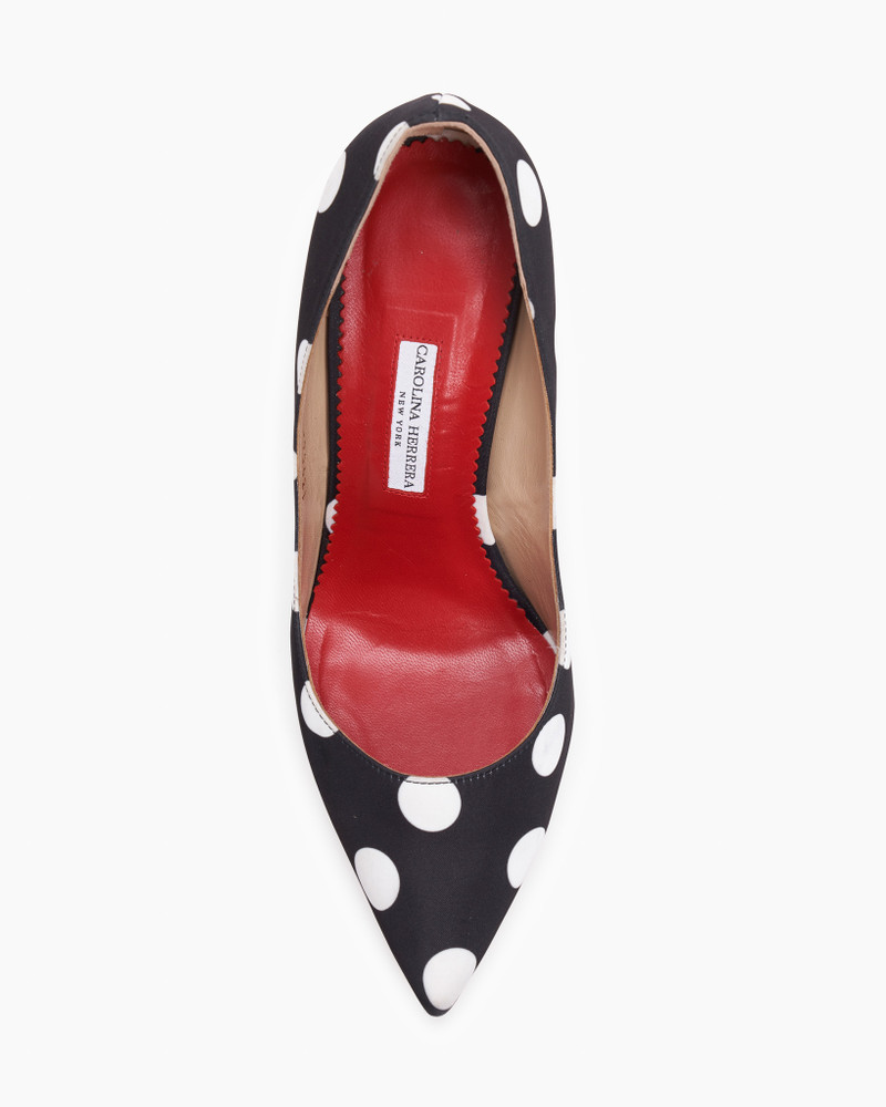 CAROLINA HERRERA Classic Pump in Printed Satin outlook