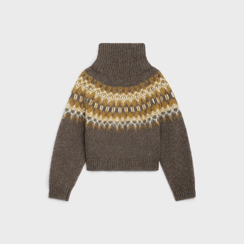 CELINE HIGH NECK SWEATER IN BRUSHED WOOL outlook