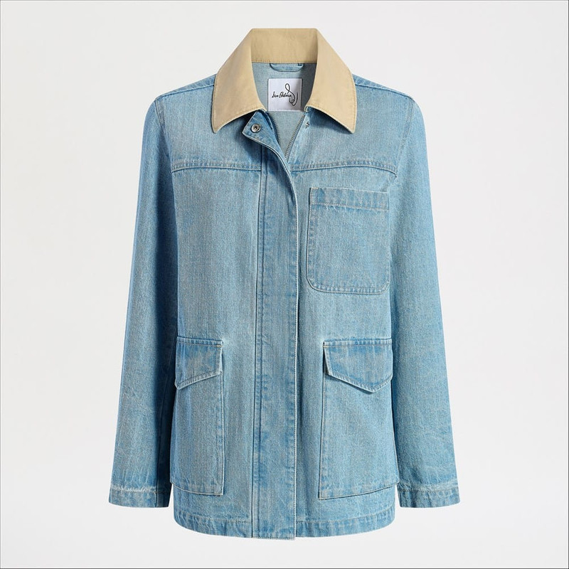 Washed Denim Jacket 1