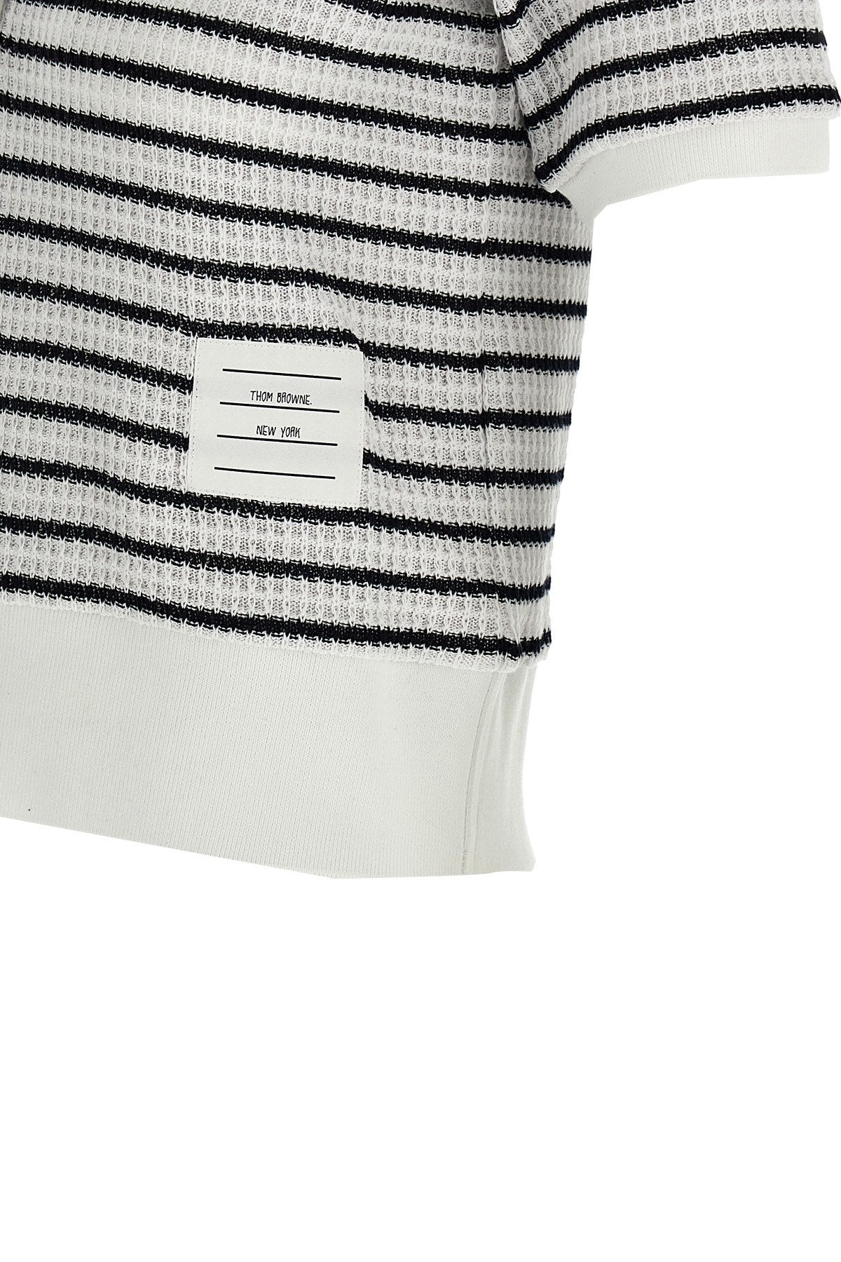 Thom Browne Women Striped Polo Shirt - 4