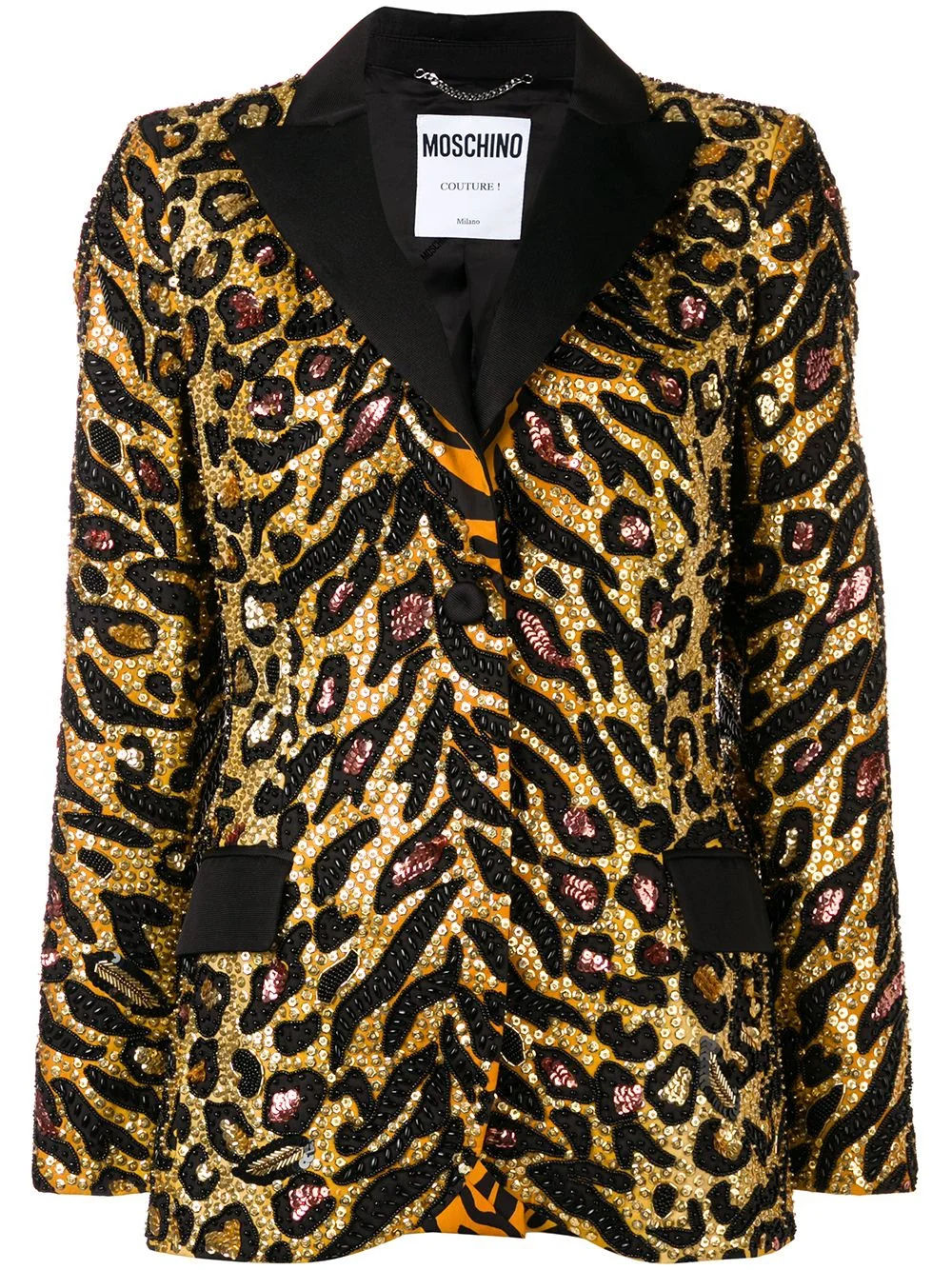 Tiger sequin-embellished blazer - 1
