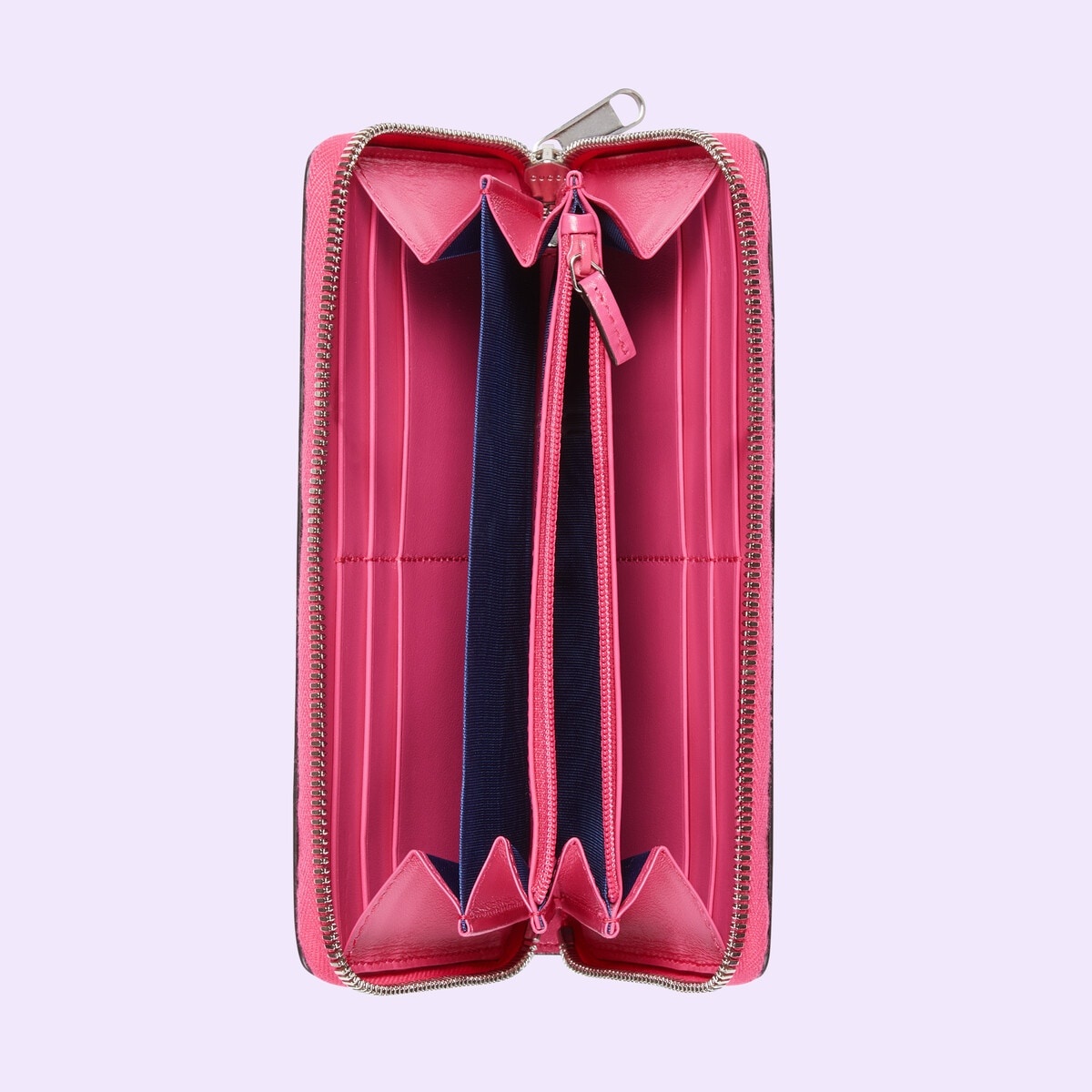 GG embossed zip around wallet - 2