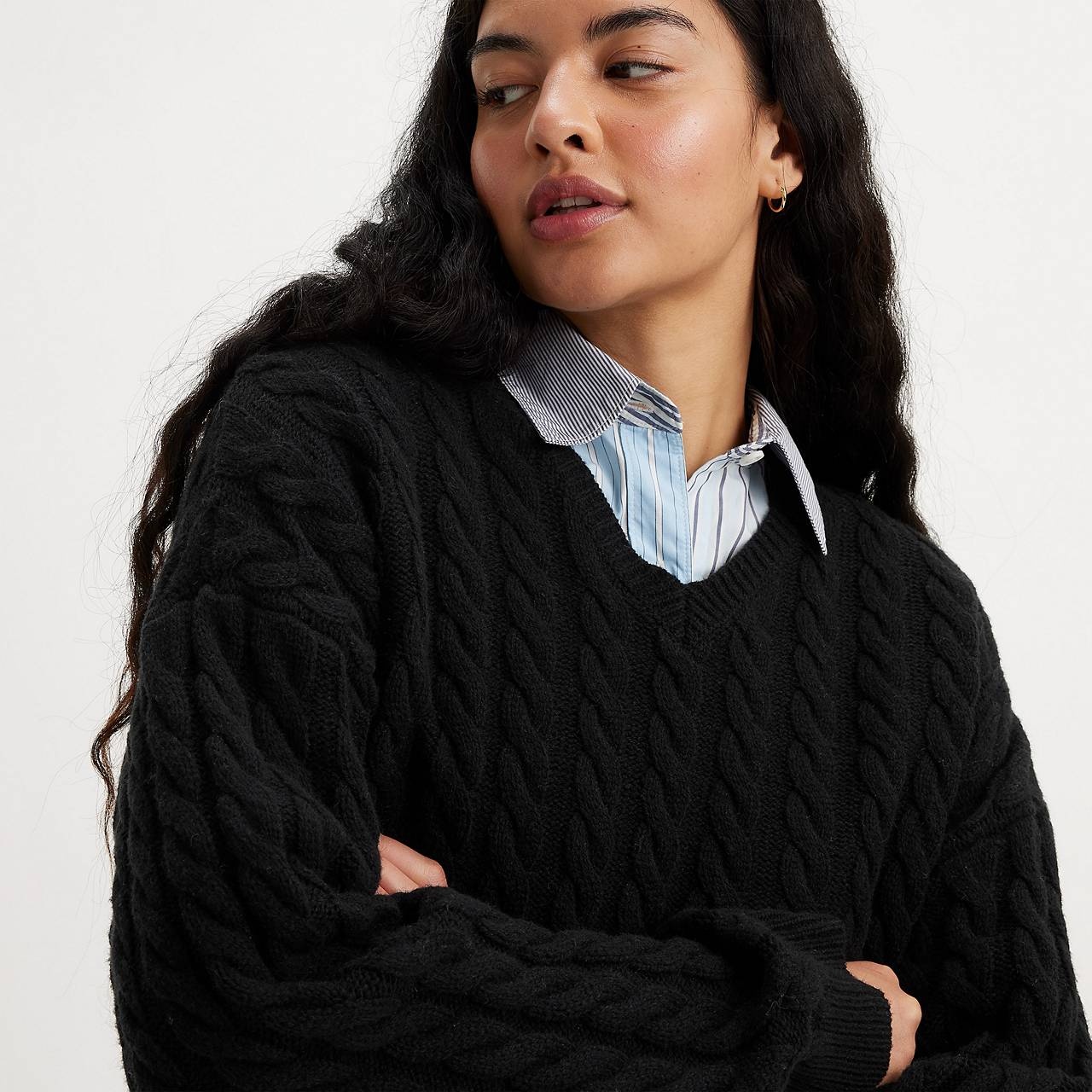 RAE CABLE KNIT SWEATER - 4