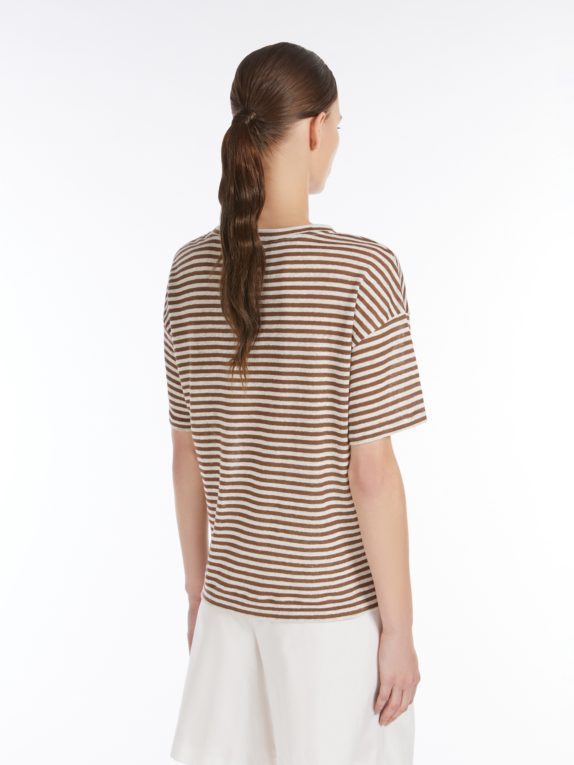 BARCA Linen jersey blouse - 4