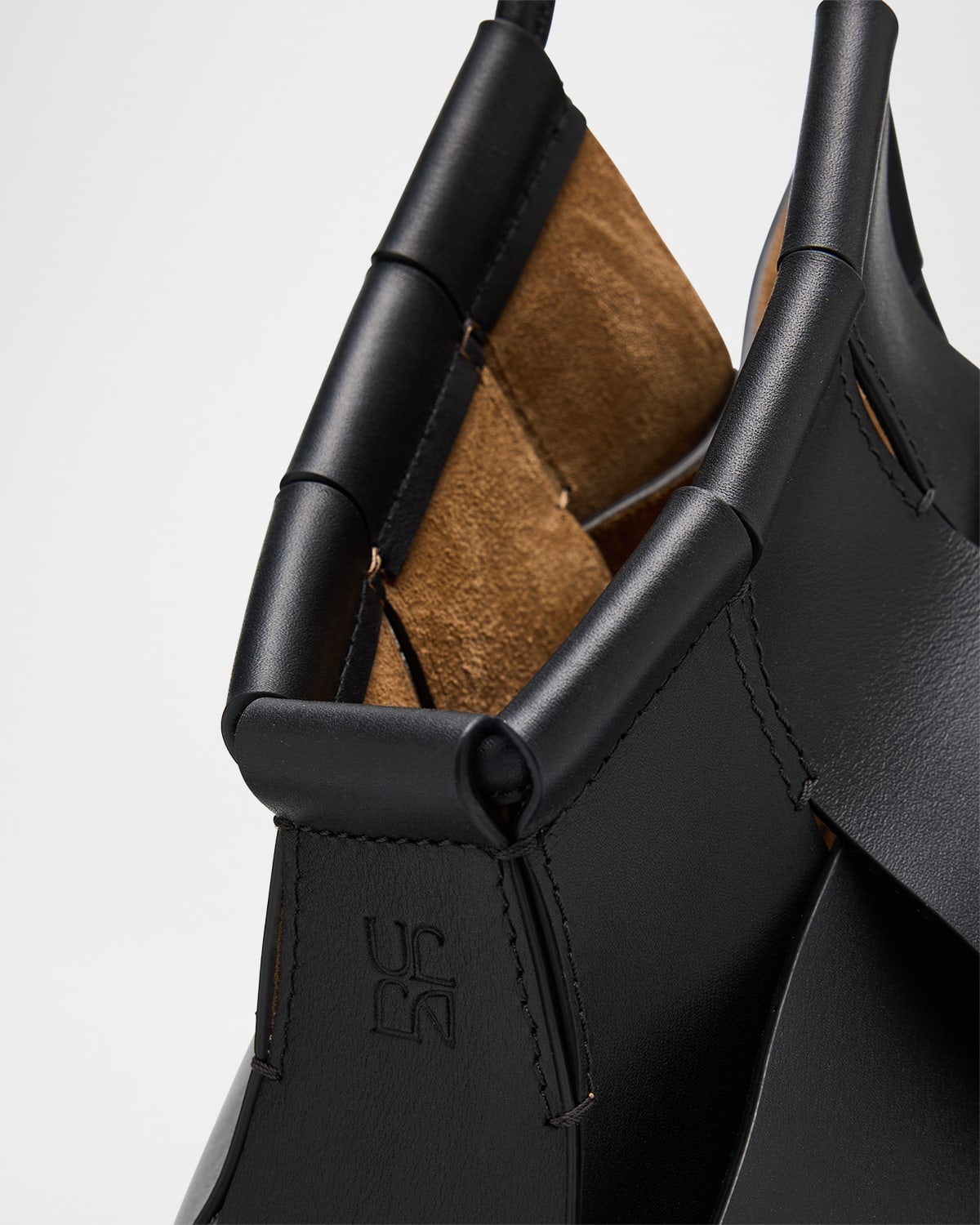 Charlotte Woven Leather Tote Bag - 5