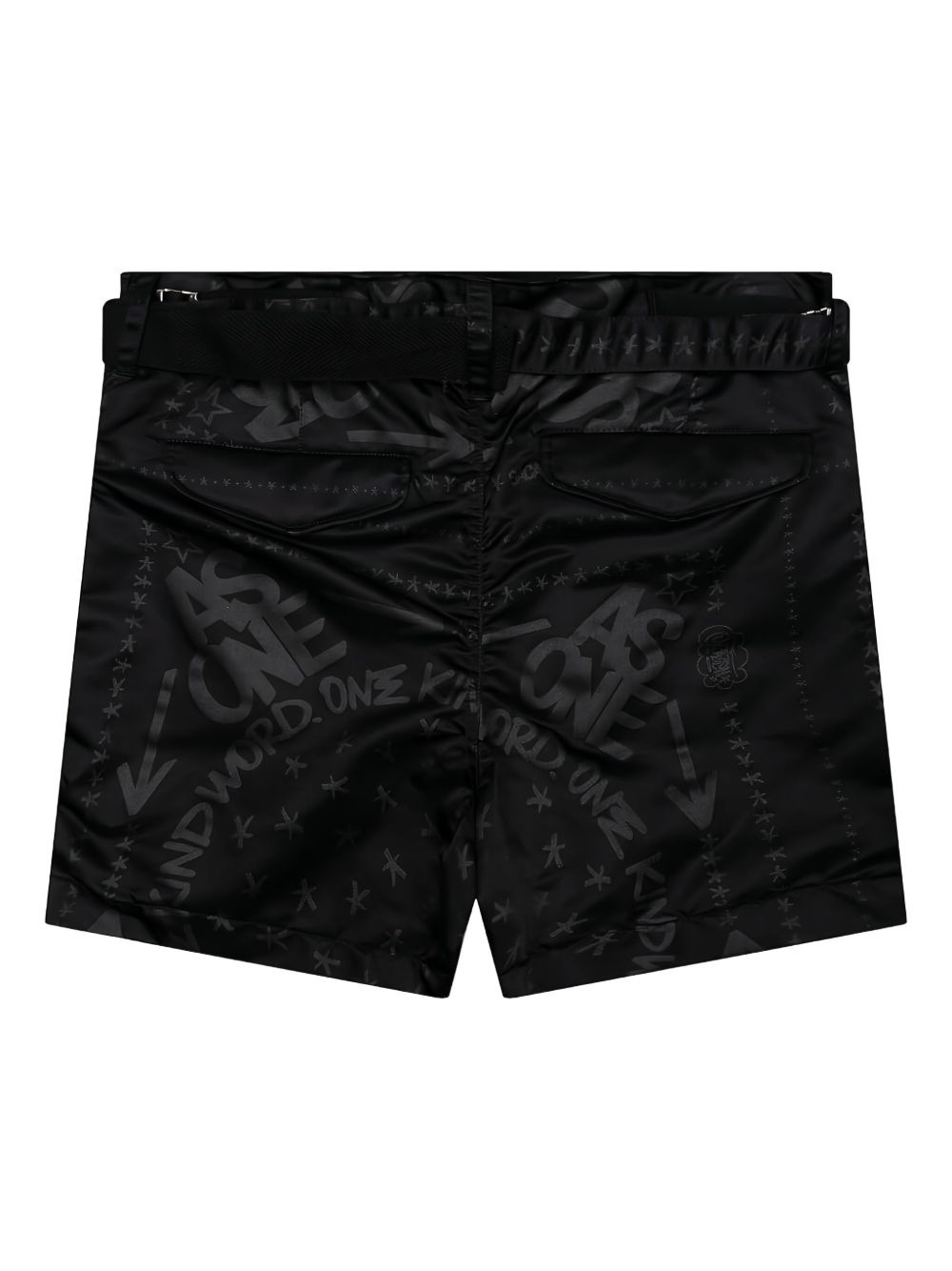 x Eric Haze bandana-print belted shorts - 2