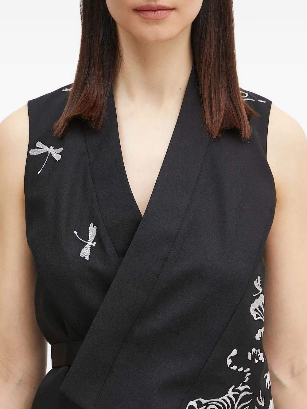 Paris Jungle embroidered waistcoat - 5
