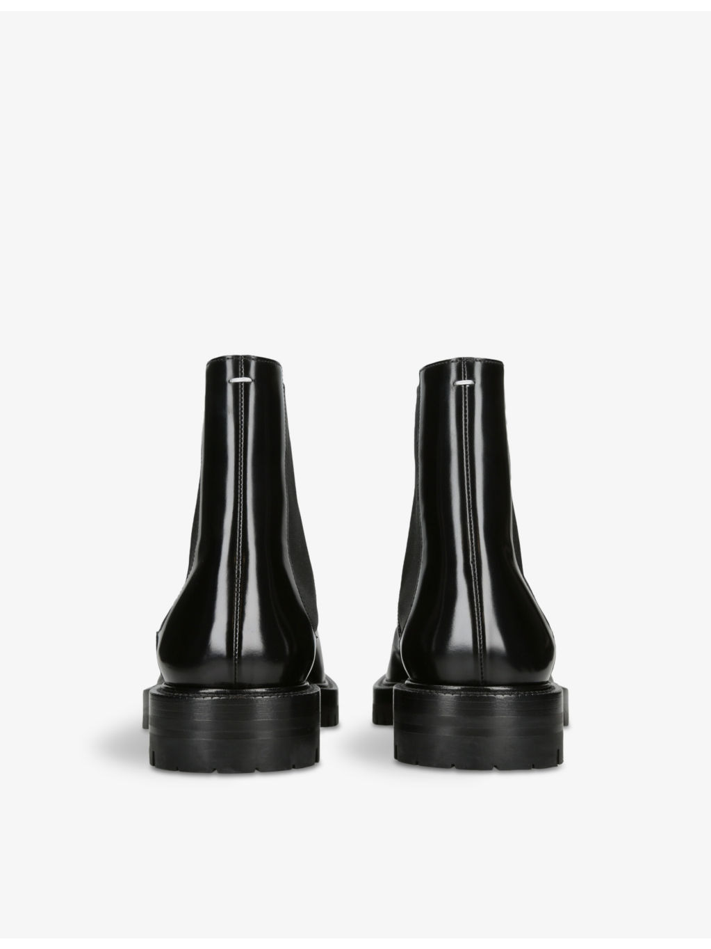 Tabi split-toe leather Chelsea boots - 4