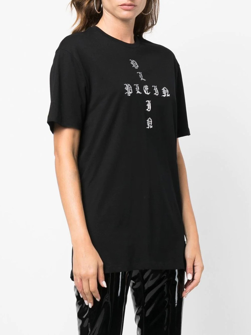 Gothic Plein crystal-embellished T-shirt 4
