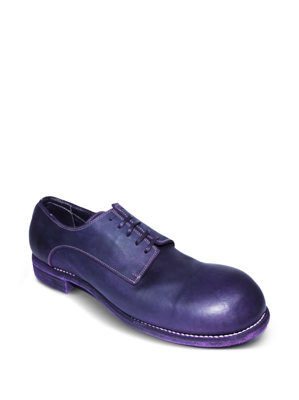 lace-up round-toe boots - 2
