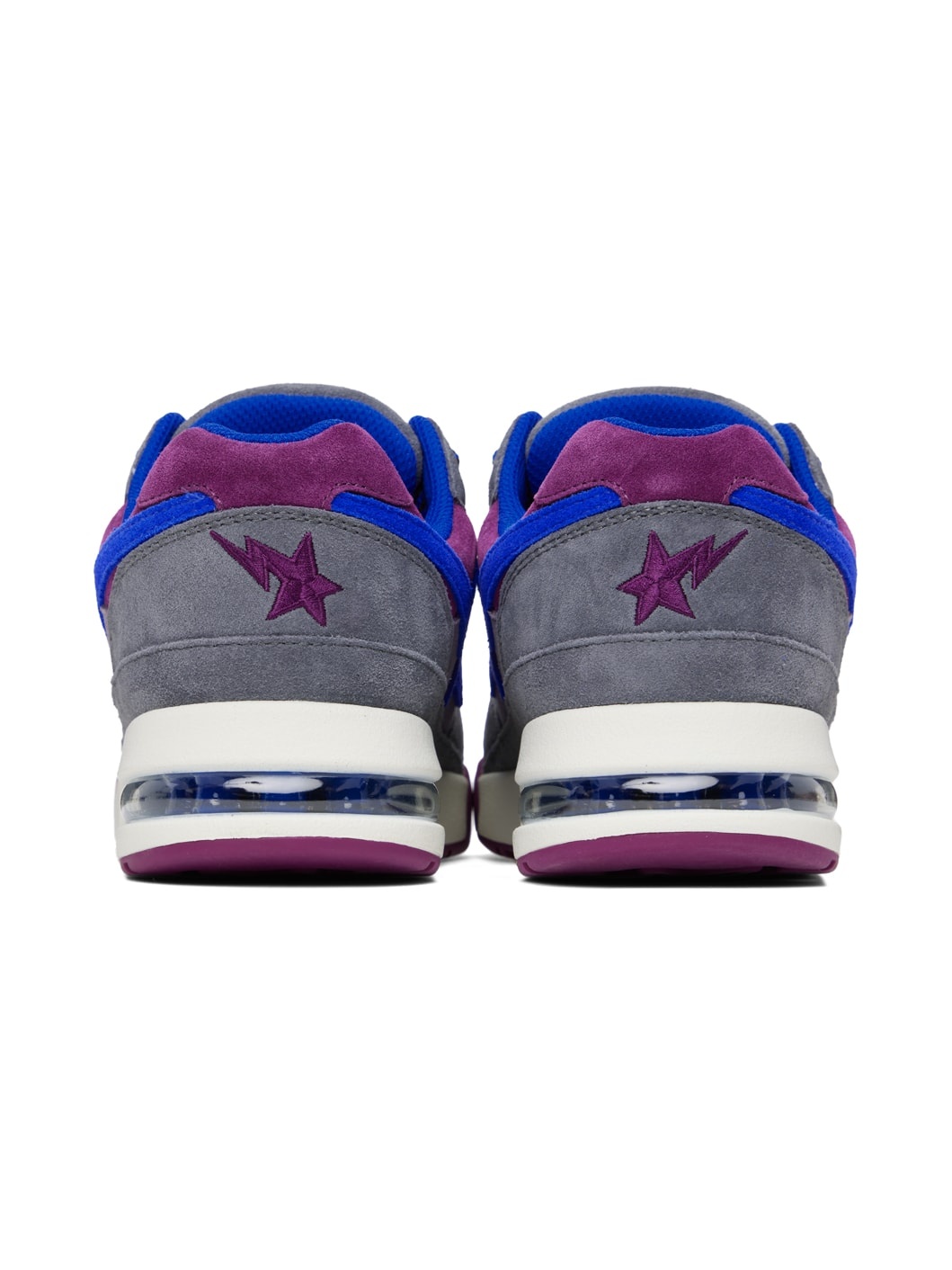 Blue & Gray Road Sta #1 M2 Sneakers - 2