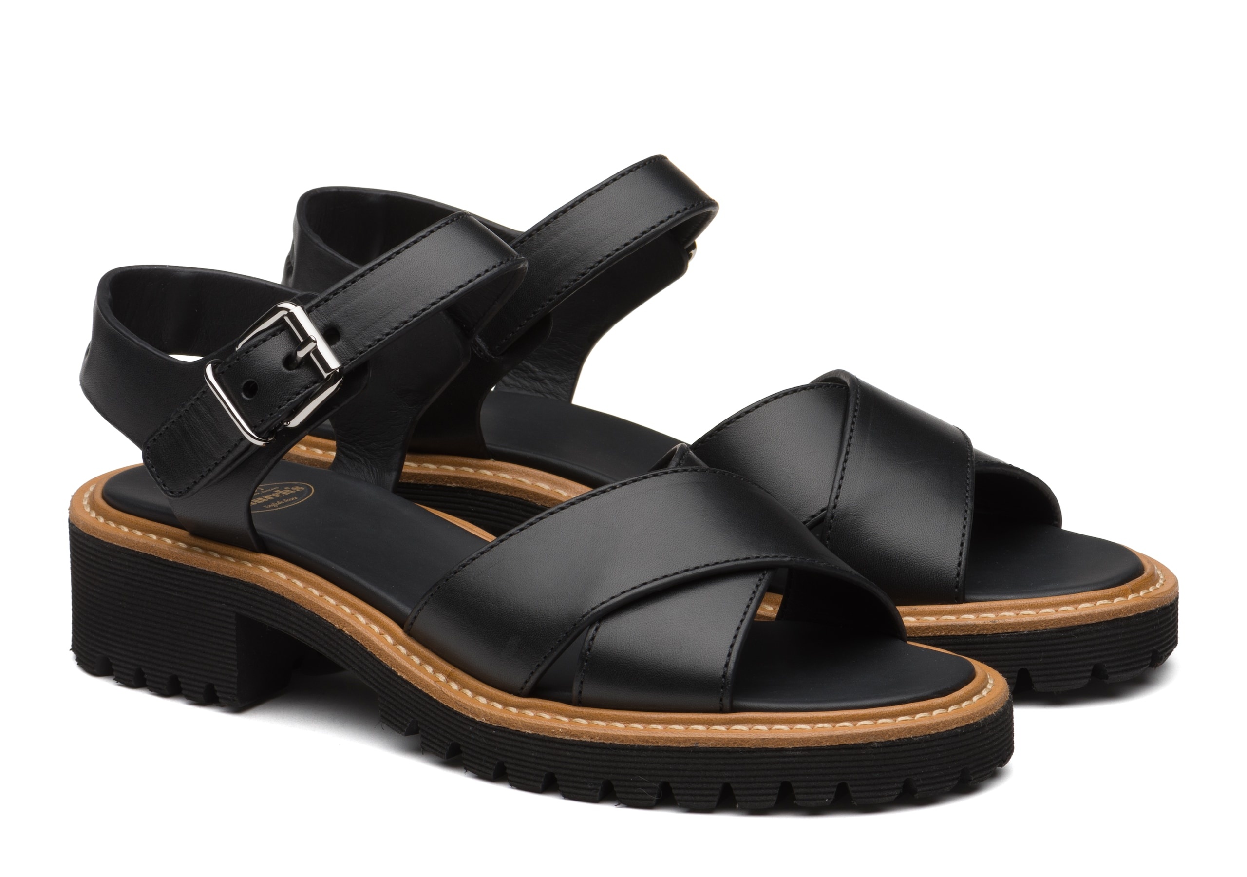 Gaia
Monteria Calf Lightweight Sandal Black - 2