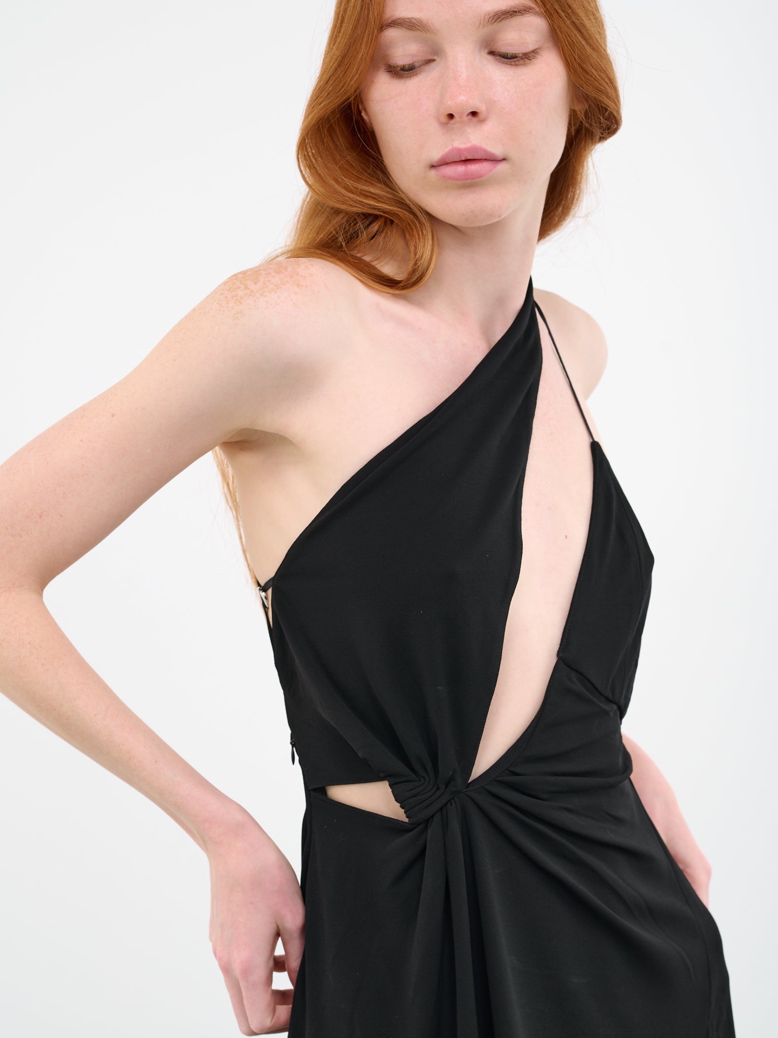 Asymmetric Mini Dress - 4