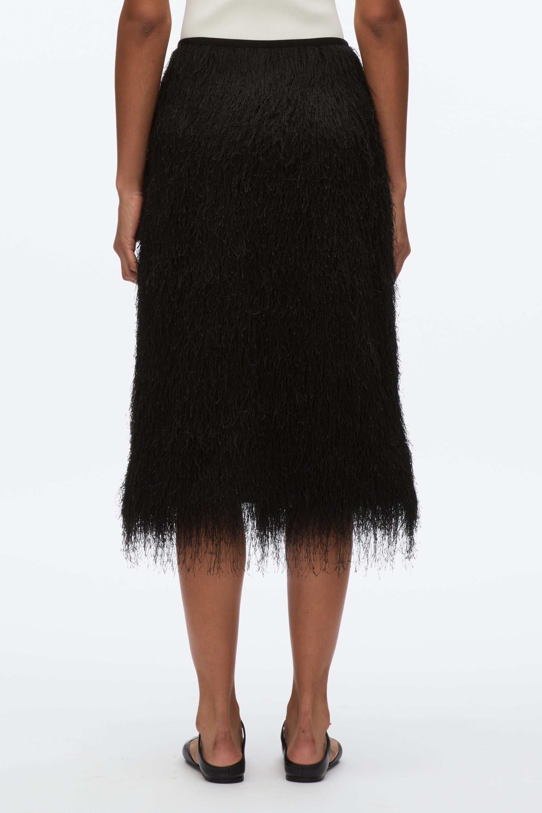 Fringe Slip Skirt - 4