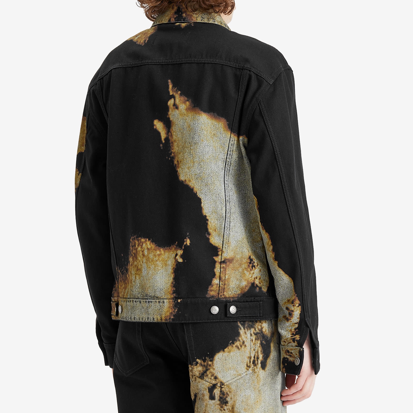 Alexander McQueen Acid Treatment Denim Jacket - 3
