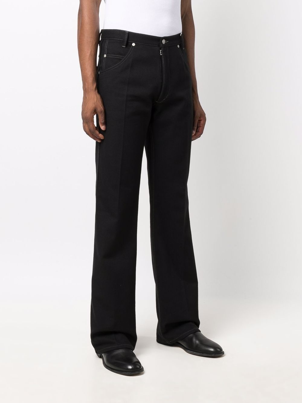 straight-leg trousers - 3