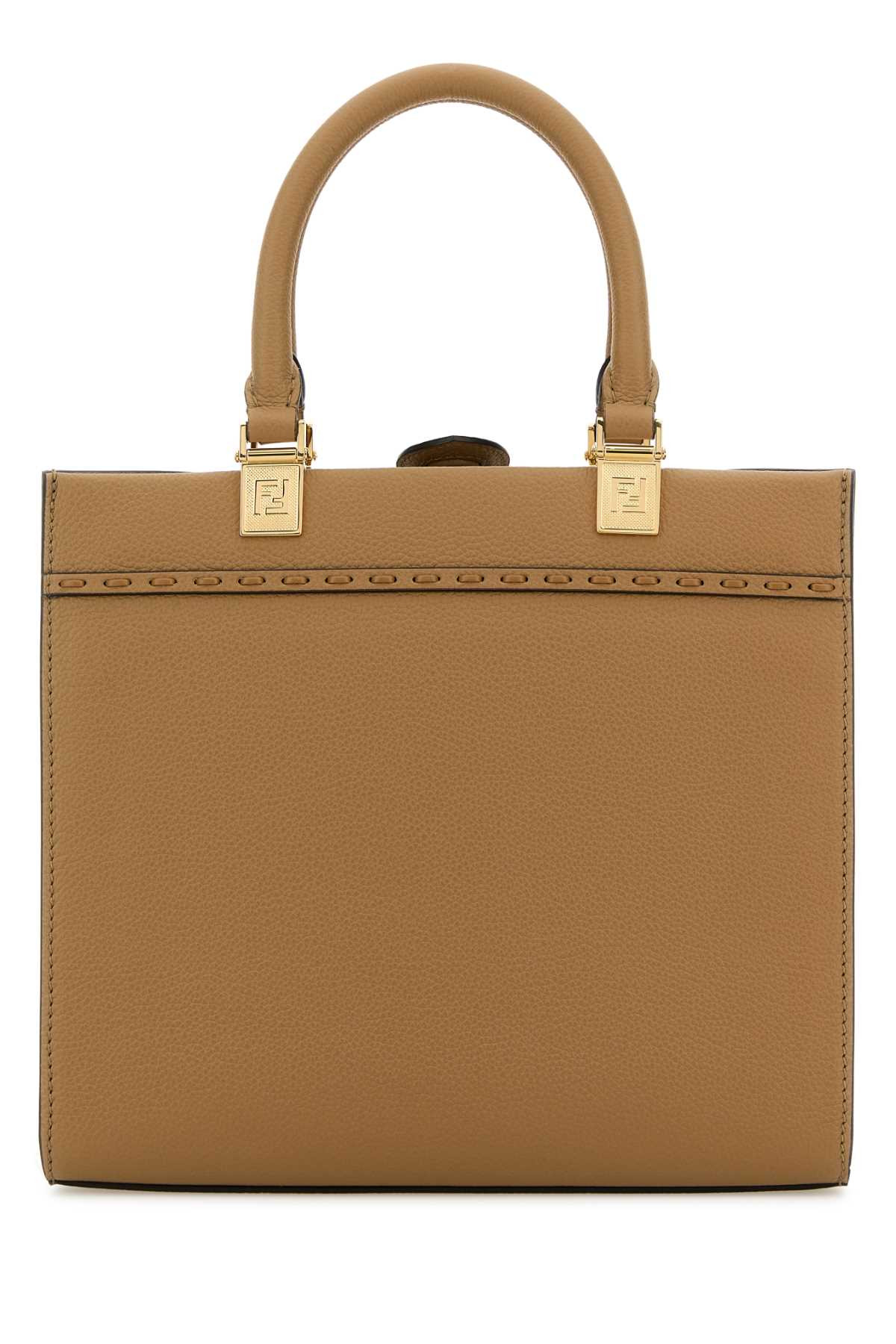 Fendi Women Biscuit Leather Small Sunshine Shopping Bag - 3
