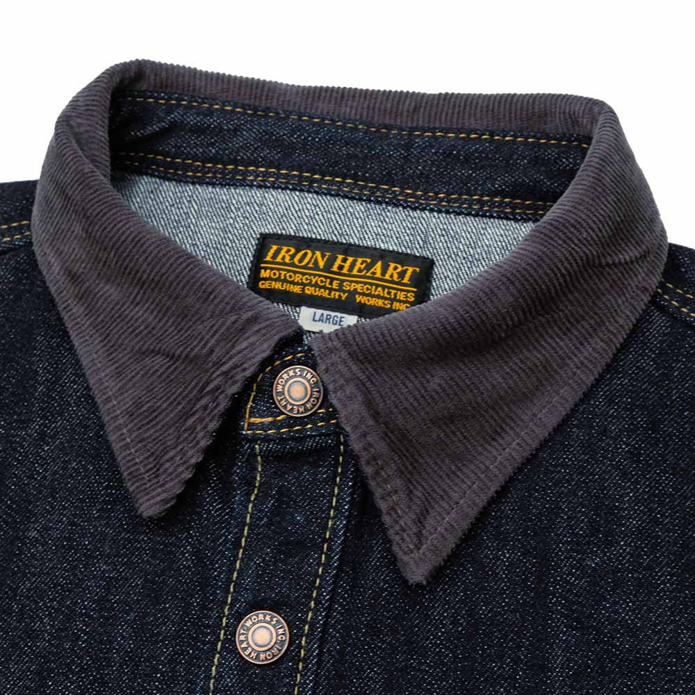 16oz Selvage C.P.O.Shirt / Indigo - IHSH-427 - 8