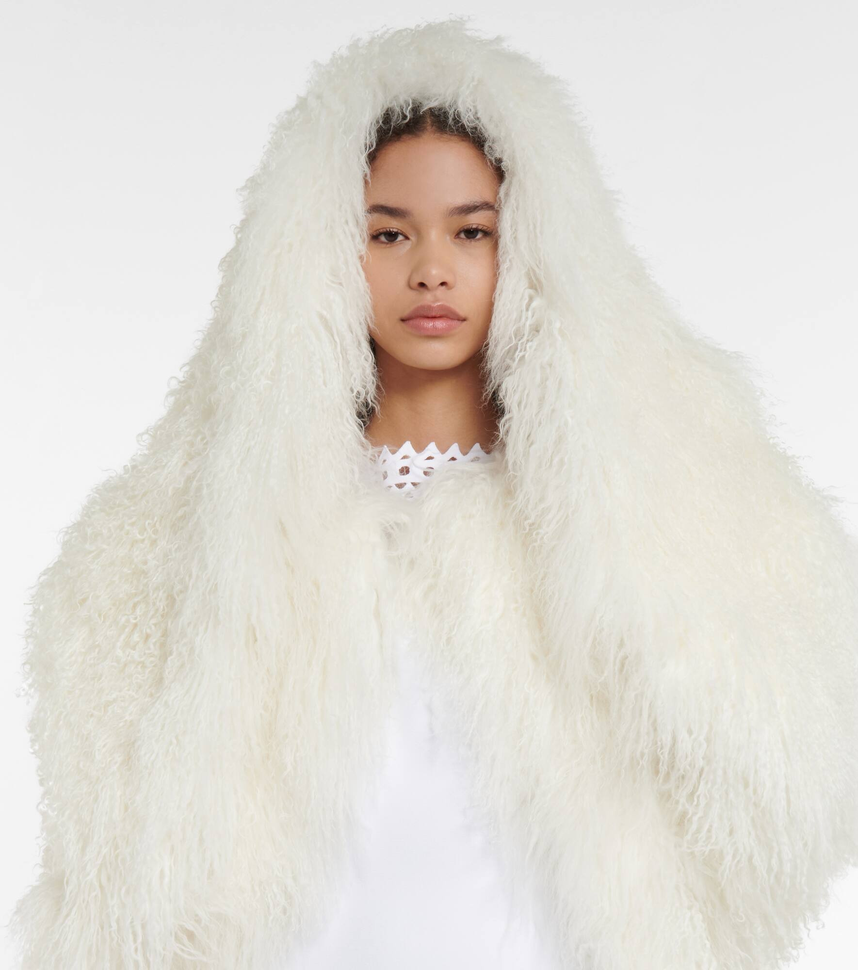 Shearling bolero jacket - 5