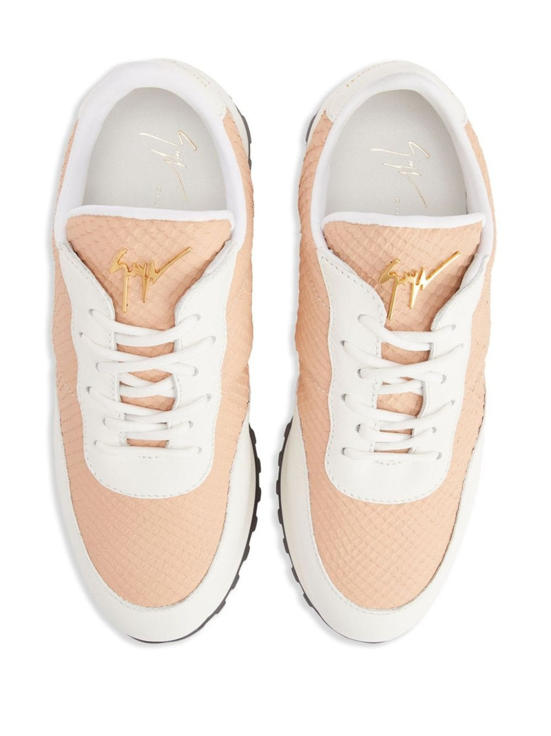 Jimi leather low-top sneakers 4