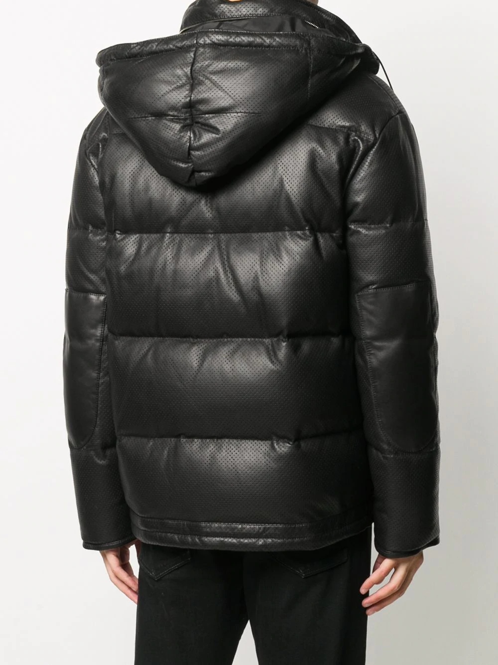 quilted zipped puffer jacket - 4