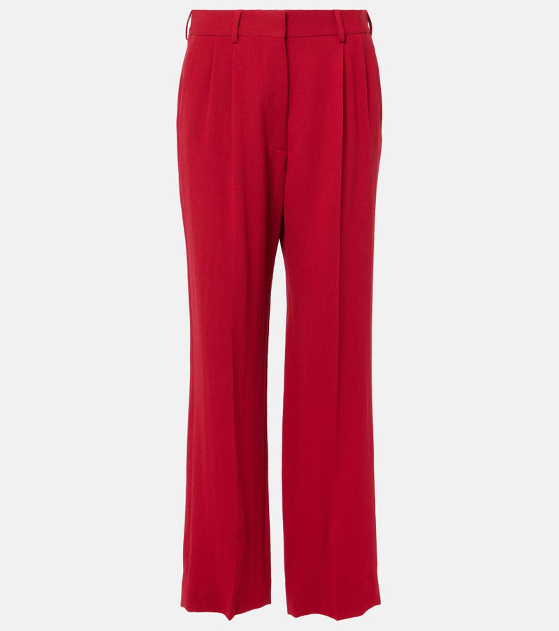 Cool & Easy wool wide-leg pants 1