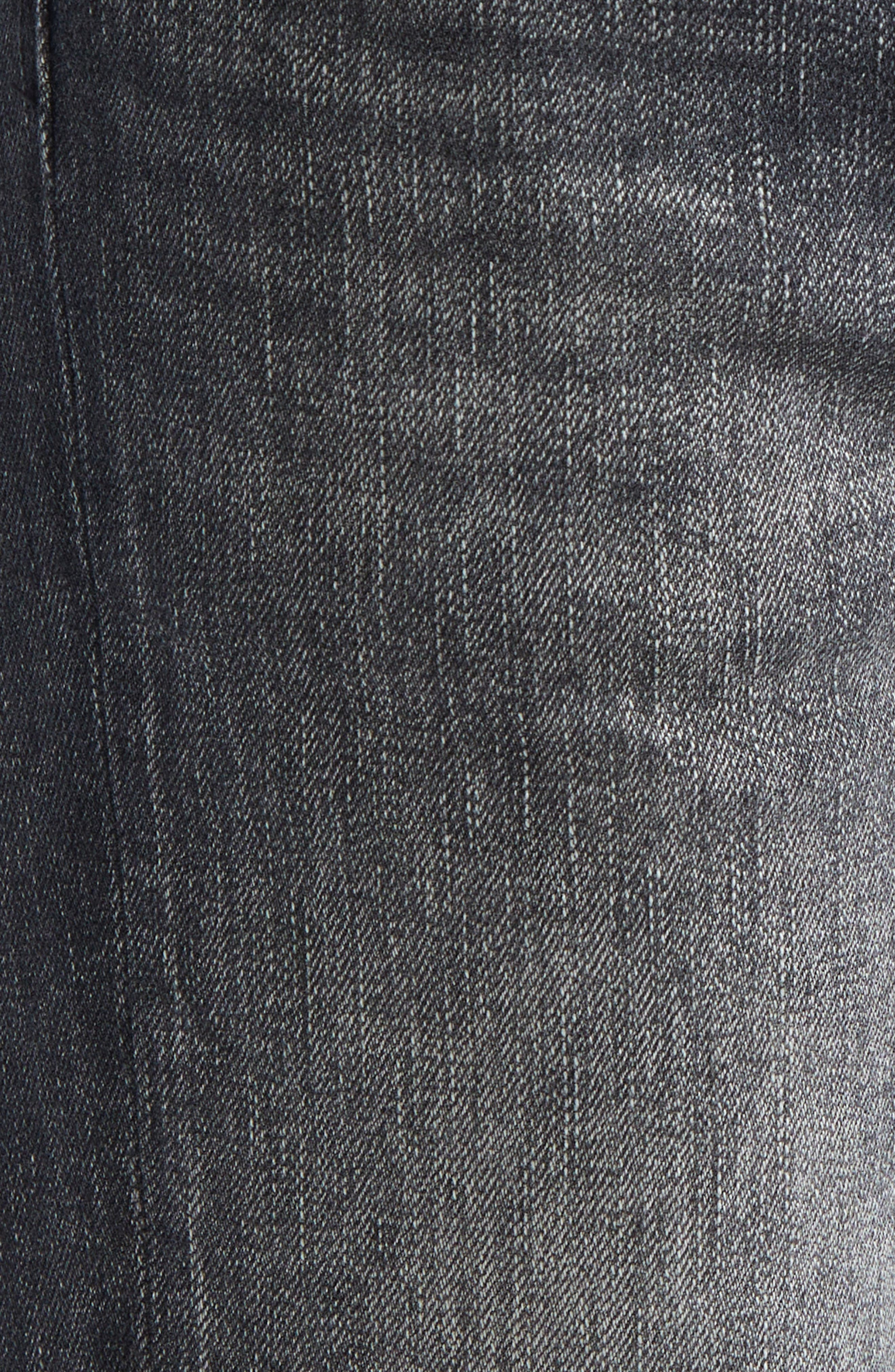 R13 Joan Kick Flare Jeans in Kennet Black Stretch at Nordstrom - 6