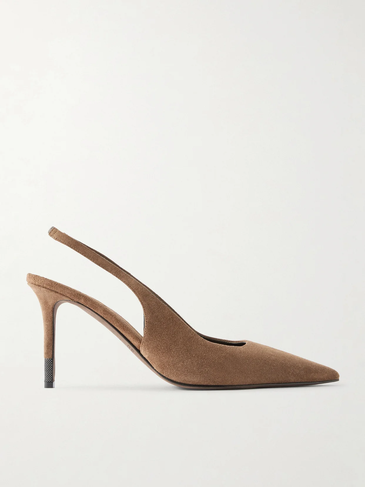 80 Suede Slingback Pumps - 1
