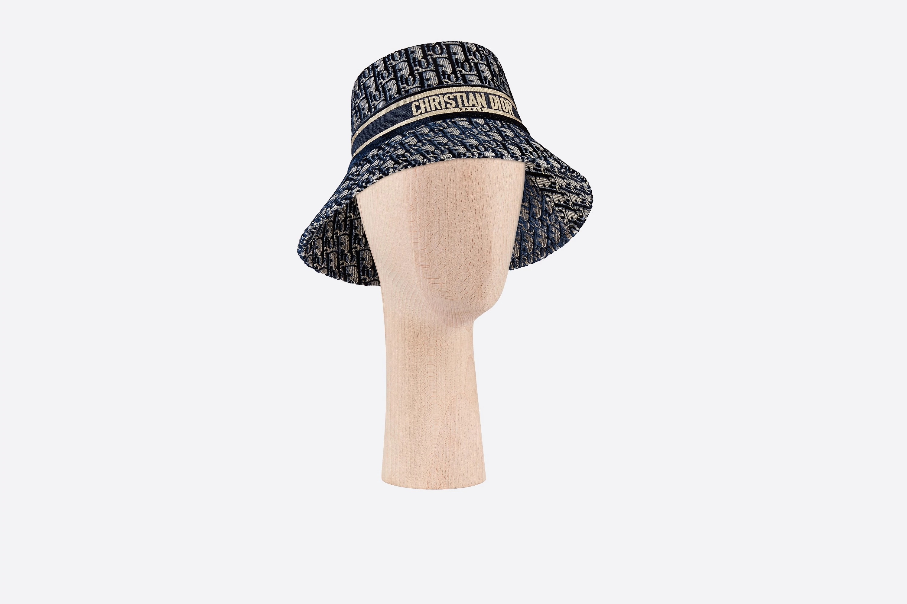 Dior Oblique Large Brim Bucket Hat - 1