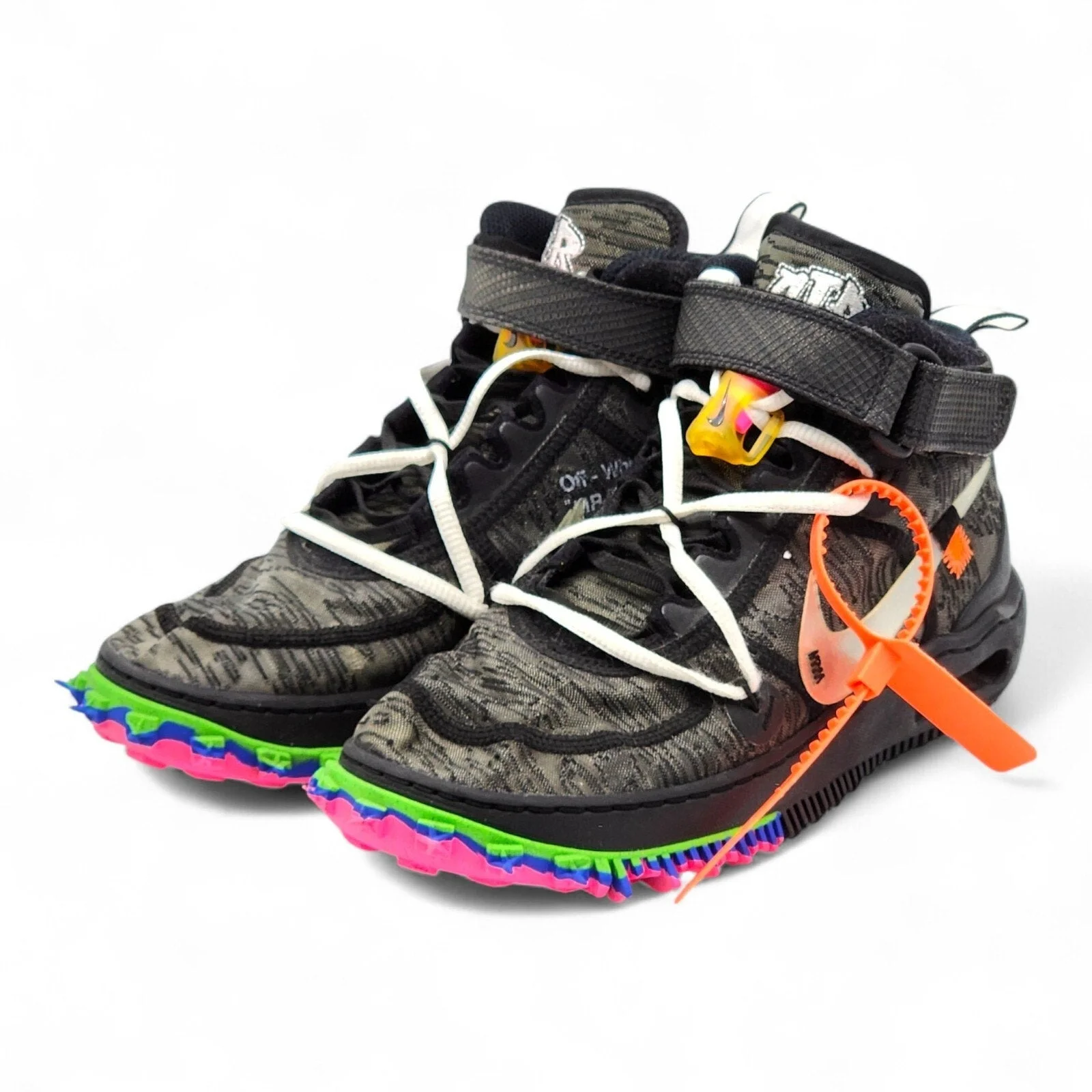 Nike x Off-White Air Force 1 Mid SP Graffiti DO6290-001 EU 40 US 7 - preowned - 1
